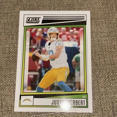 2022 Score - Justin Herbert #136 - Image 1 of 4