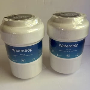 2 Waterdrop WD-F13 Replacement For GE MWF SmartWater Refrigerator Water Filters  - Picture 1 of 7