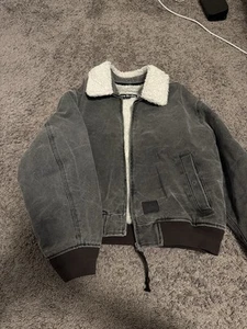 Acne Studios Cotton-Canvas Bomber Jacket Size Small - Picture 1 of 8
