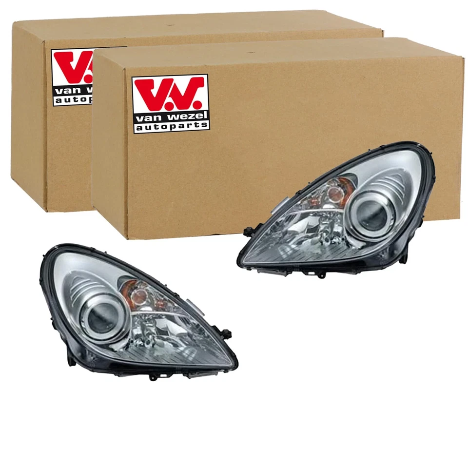 2x VAN WEZEL H7/H7 SCHEINWERFER SATZ passend für MERCEDES-BENZ SLK LINKS+RECHTS - Bild 1 von 4