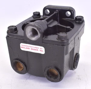 MIDLAND KN28060X Re-Man Air Brake Relay Valve with Bracket Replacement Part - Picture 1 of 6