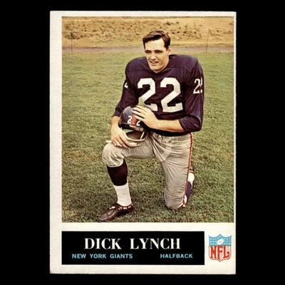 Dick Lynch #119 1965 Philadelphia New York Giants Football Card NFL EX - Image 1 of 3
