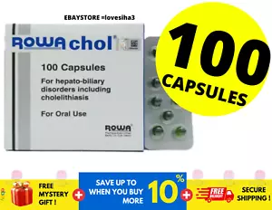 ROWACHOL para trastornos biliares hepato colelitiasis y cálculos biliares años 100 - Imagen 1 de 5