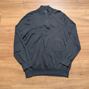 Brooks Brothers Full Zip Sweater Pullover Herren Medium Schwarz Supima Baumwolle Freizeit - Bild 1 von 9