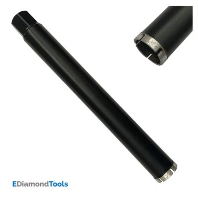 EDIAMONDTOOLS 2-1/4" High Performance Wet Core Bit for Reinforced Concrete, 1-1/4"-7 Arbor