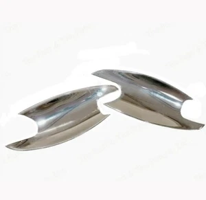 Fits 2000~2006 Mercedes BenzW215 Inner Door Chrome Pad CL 2 Pcs - Bild 1 von 3
