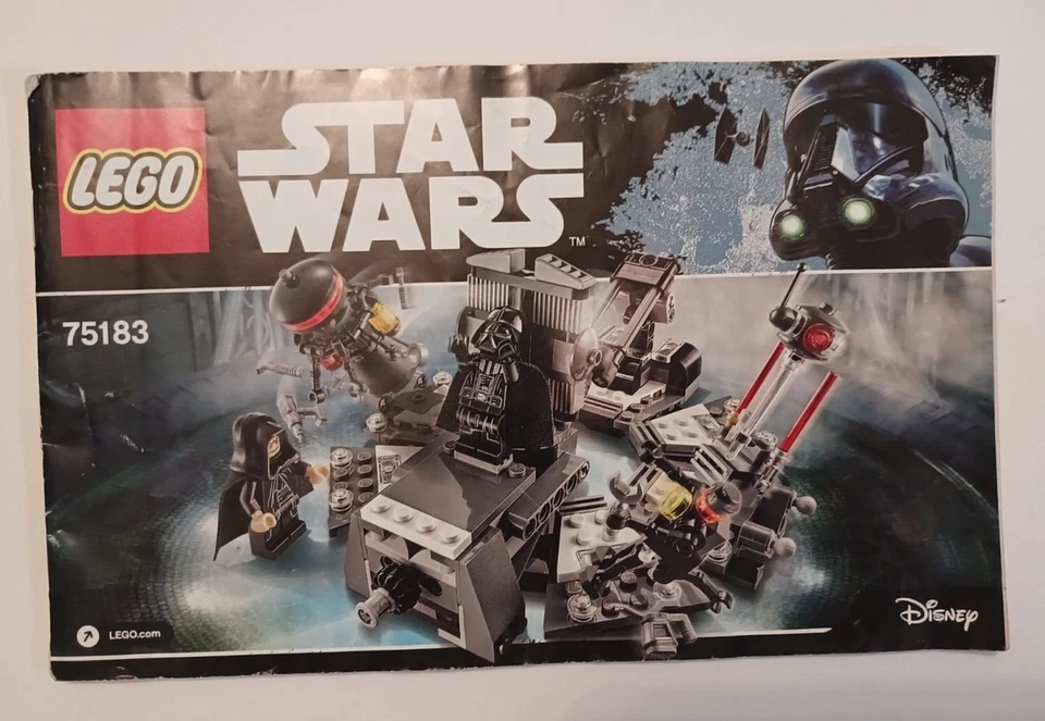 LEGO Star Wars: Instrucciones de aviso - Set 75138 Darth Vader Transformation - Imagen 1 de 1