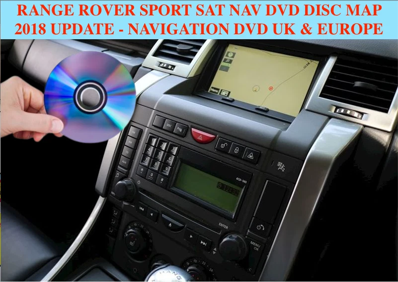 RANGE ROVER SPORT 2018 SAT NAV DVD DISC MAP UPDATE - NAVIGATION DVD UK & EU - Image 1 of 1