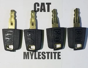 (4) Caterpillar CAT Heavy Equipment Keys 5P8500 New Logo Fast Free Shipping - Picture 1 of 2