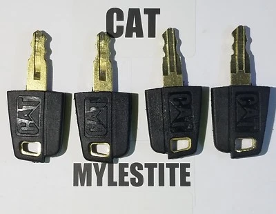 (4) Caterpillar CAT Heavy Equipment Keys 5P8500 New Logo Fast Free Shipping  - Image 1 of 2