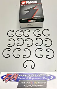 Set of 16 Speed Pro Sealed Power LR63 Piston Wrist Pin Lock Rings for .927" Pin - Picture 1 of 5