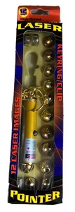 Laser Pointer 12 Heads change Style Strong Red Light Visible Beam Lazer Pet Toy - Picture 1 of 2