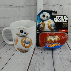 Hot Wheels Figur BB-8 Auto & Kaffeebecher - Star Wars Das Erwachen der Macht 2014 - Bild 1 von 6