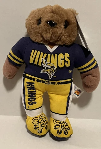 NFL Minnesota Vikings Teddy Bear Football Player Cover