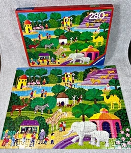 RARO PUZZLE GIARDINO ZOOLOGICO 1974 280 OEZZI RAVENSBURGER HERMANN WERNHARD - Foto 1 di 7