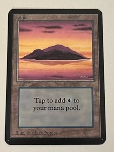 Magic the Gathering MTG Alpha Island Orange NM (Beta Bob) - Picture 1 of 2