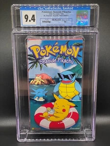Pokemon Vol. 6 Seaside Pikachu Factory Sealed Graded VHS Tape CGC 9.4 Seal A+ - Picture 1 of 2