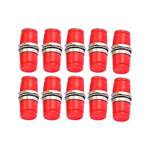 10 Pack Fiber Optic FC-FC/APC Adapter Coupler Connector Female to Female F - Picture 1 of 10