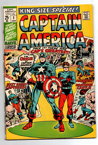 Captain America King-Size Special #1 - Bucky - Origin Retold -  1971 - FN