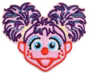 Aufnäher zum Aufbügeln Sesamstraße Abby Cadabby bestickt - Bild 1 von 1