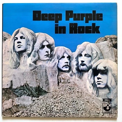 DEEP PURPLE In Rock LP Harvest A2/B1 VG+/EX 1970 No EMI Logo. Clean copy - Image 1 of 4