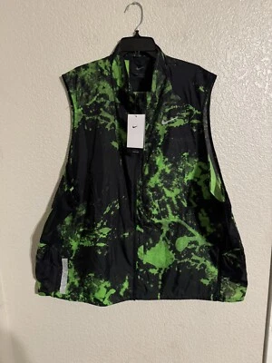 Nike Repel Run Division Men's Running Singlet Vest (Action Green) DX0847-313 4XL - Image 1 of 4