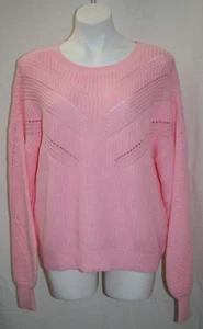 Lilly Pulitzer Bristow Sweater Conch Shell Pink Pullover Cotton 005525 Sz XL NEW - Picture 1 of 9