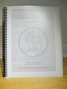Le pouvoir de la pleine conscience, par Nyanaponika Thera Bouddha Dharma 2001 relié en spirale