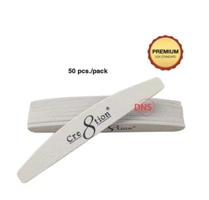 Cre8tion Nail File White Sand #07070 Grit 80/80 (500 Files) - Picture 1 of 2