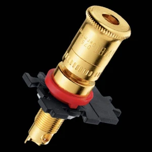WBT 0763 red white speaker Banana connector *2pcs - Picture 1 of 1