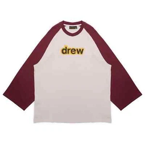 drew house secret baseball tee magnolia/maroon M - Bild 1 von 5