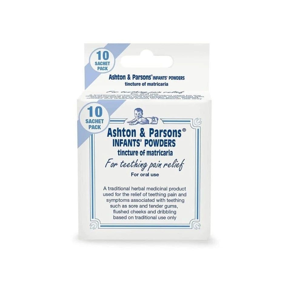 Teething Powders Ashton And Parsons 10 Sachets Infants - Image 1 of 1