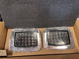 IPCW LEDC-348C Pair of Front Crystal Clear LED Signal Lights for 03-08 Hummer H2