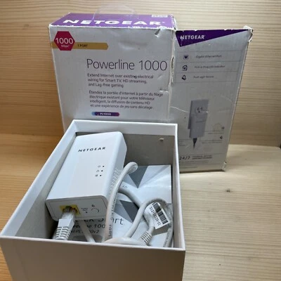 1 Netgear PL1000 Powerline Extender 1000Mbps - Image 1 of 4