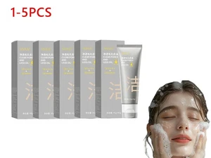 Limpiador facial de doble tubo de aminoácidos SIMU blanqueamiento barro limpiador facial 1-5X/ - Imagen 1 de 14