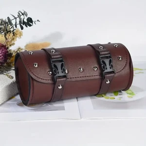 Motorcycle Universal Retro Front and Rear Saddlebags Head Bag Tail Bag Bicyc - Imagen 1 de 5