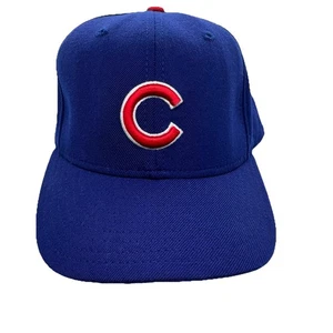 Vintage New Era 5950 Authenic Collection Chicago Cubs Wool Fitted Hat Cap 7 3/8 - Picture 1 of 10