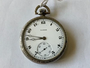 Buen reloj de bolsillo cs Jason Weiler Boston Illinois 12s 19j adj 1921 lleno de oro - Imagen 1 de 6