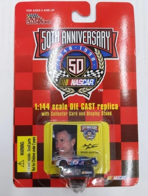 Racing Champions 09153 1:144 Replica w Collector Card and Stand Racecar - Image 1 of 1