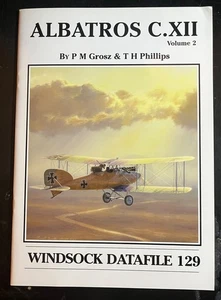 Albatros C.XII VOL2 Windsock Datafile 129  PHOTOS DRAWINGS SIDE VIEWS - Picture 1 of 6