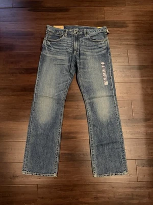 Pantalones de mezclilla GAP 1969 para hombre 34x32 años 90 tiro suelto calce recto nuevos con etiquetas Foto 1 de 4