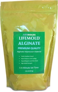 LifeMold Alginate Molding Powder for Hand Casting, Life White powder  - Picture 1 of 9