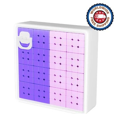 Monster Go Spelling Cube - 4x4 (rosa e viola) - Immagine 1 di 4