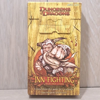Dungeons & Dragons Inn-Fighting Dice Board Card Game D&D WOTC 2007 Complete - Image 1 of 4