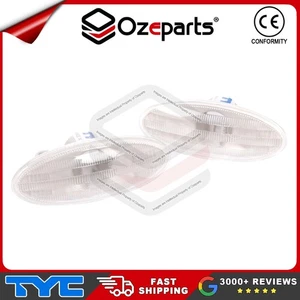 Pair LH+RH Indicator Guard Light Flasher 75 x 30mm For Nissan Navara D40 05~15 - Picture 1 of 4