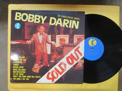 BOBBY DARIN "SOLD OUT" 20 GREATEST HITS K-TEL-520 NM NEW ZEALAND - Image 1 of 2