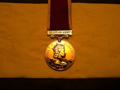 QE2 "The Regular Army"  Medal"   with Bar & Ribbon..  VGC - Image 1 of 4