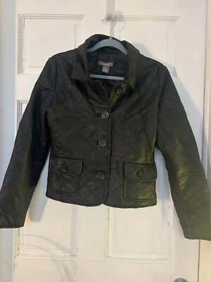 Jaqueta feminina Keane de couro genuíno tamanho S - Imagem 1 de 4