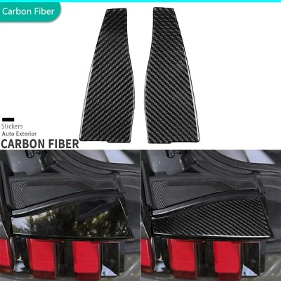 Cubierta del panel del maletero trasero de fibra de carbono real para Ford Mustang GT 2024-25 Foto 1 de 4
