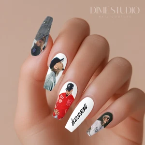 Chris Breezy OG Nail Decals Water Transfer Overlay Nail Wraps - Picture 1 of 17